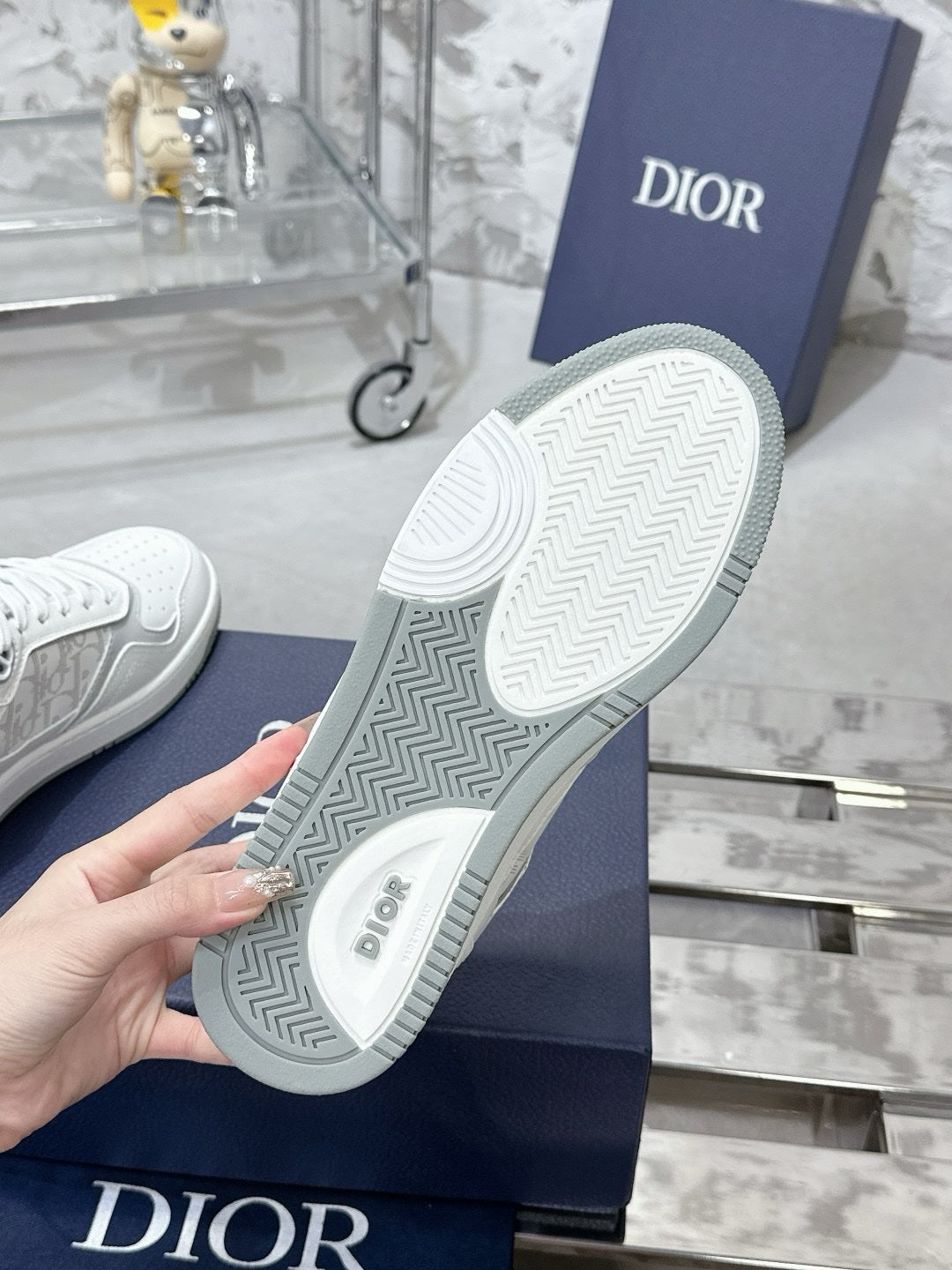 SNEAKERS DIOR B27 BLANC