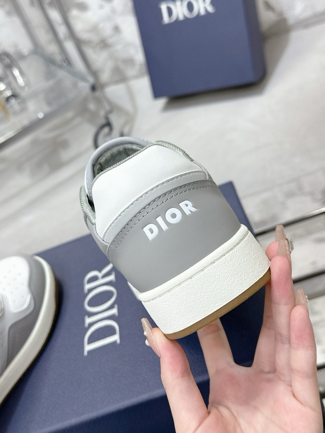 SNEAKERS DIOR B27 GRIS