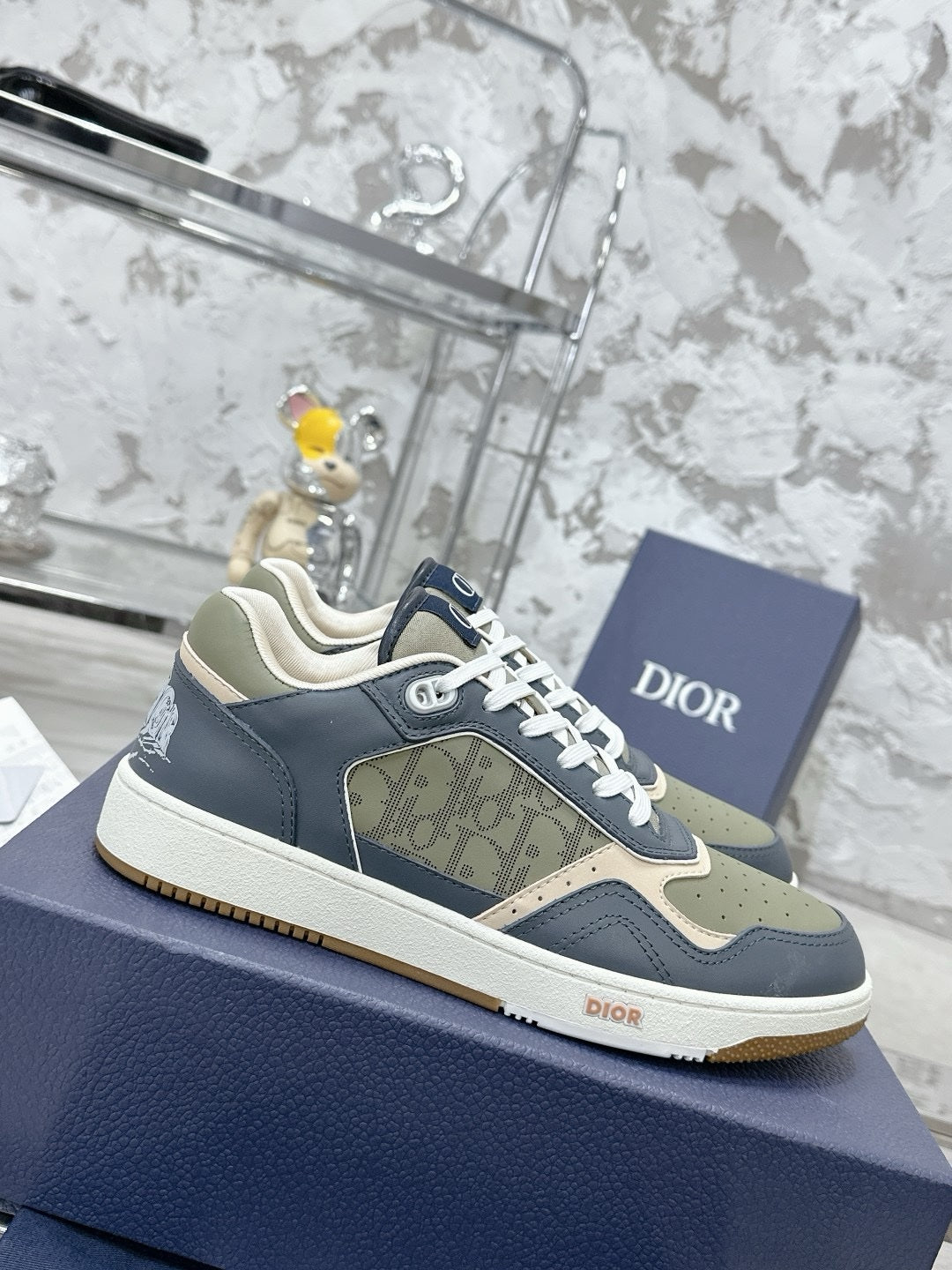 SNEAKERS DIOR B27 KAKI