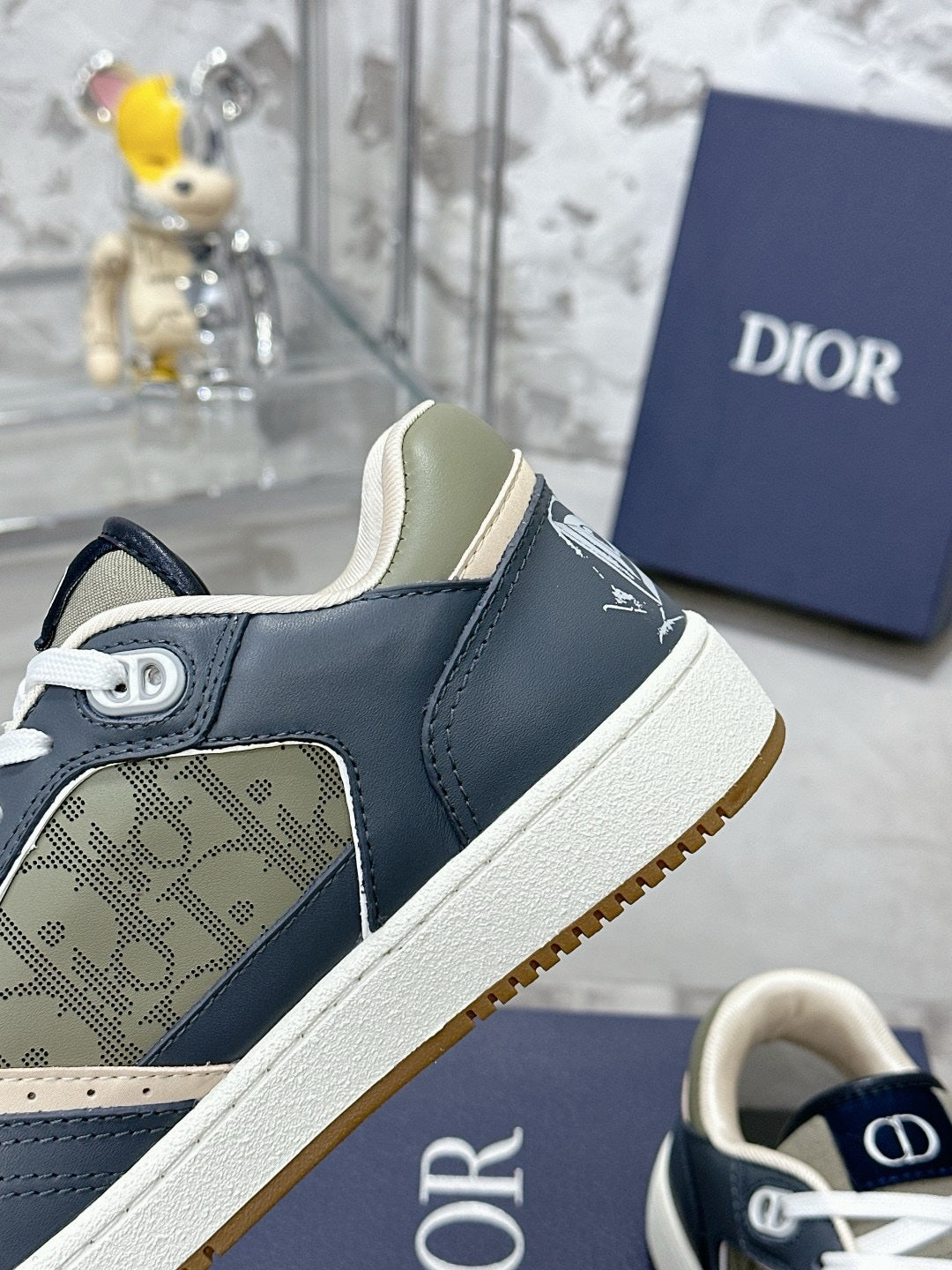 SNEAKERS DIOR B27 KAKI