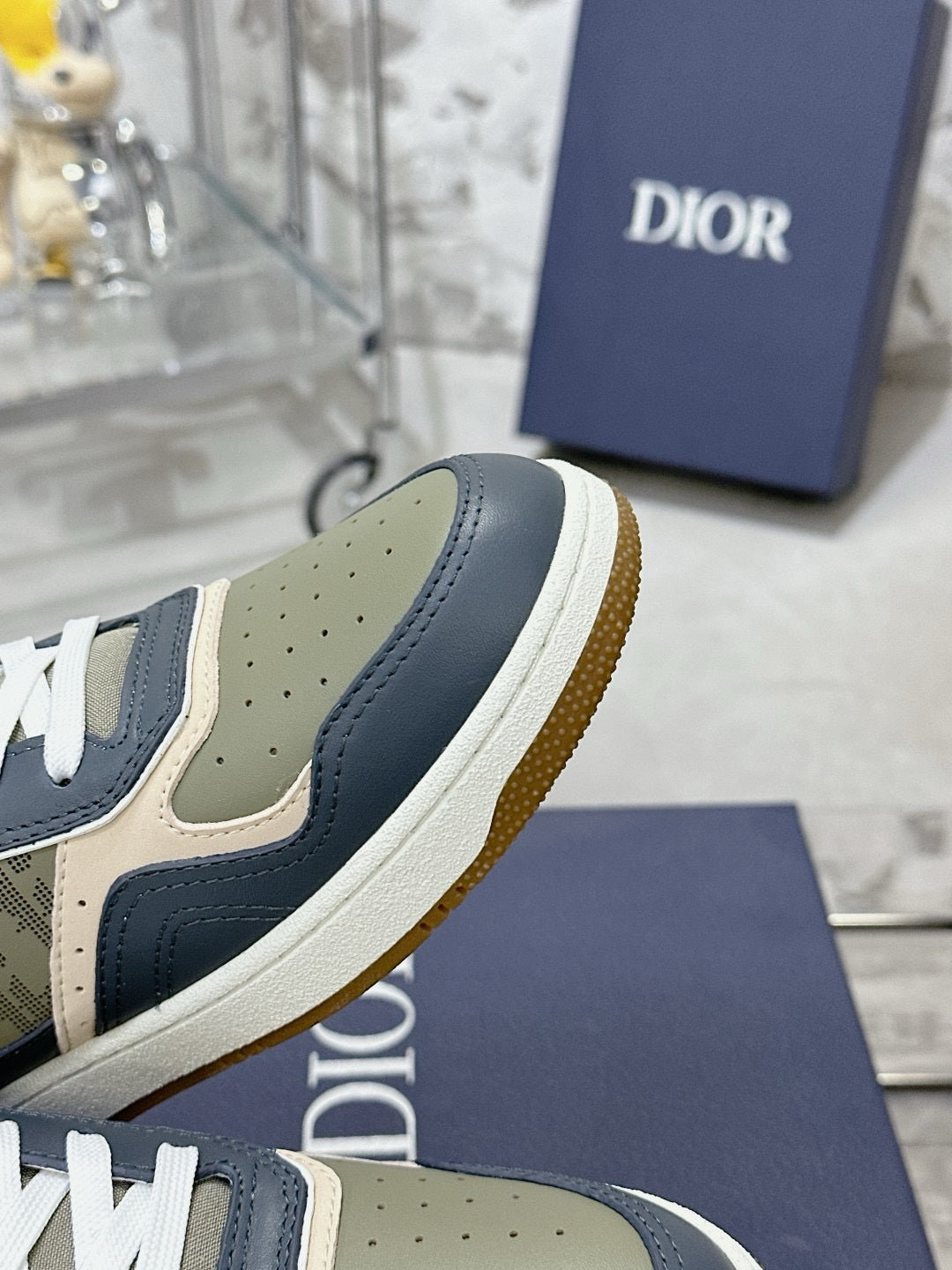 SNEAKERS DIOR B27 KAKI