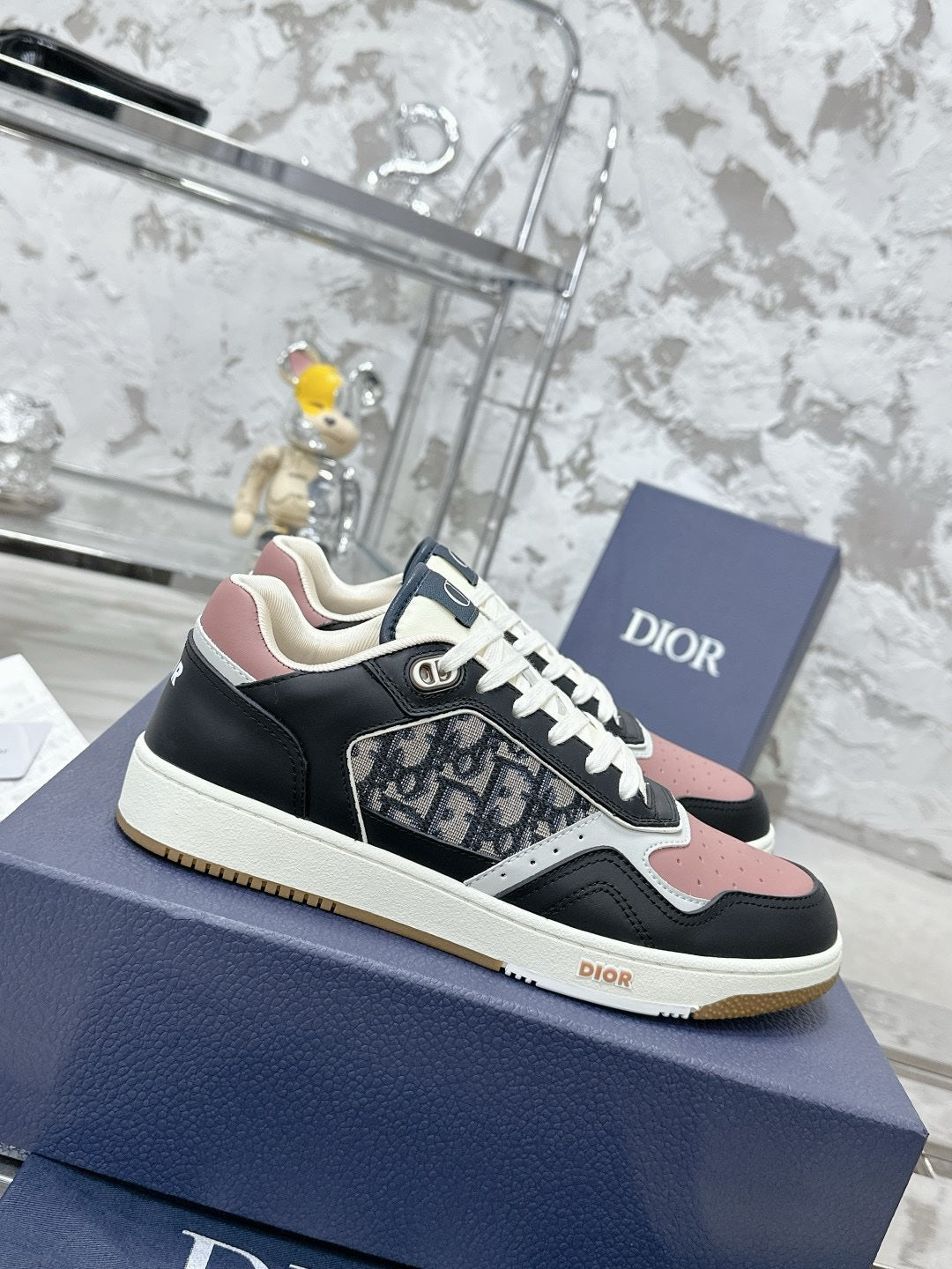 SNEAKERS DIOR B27 ROSE
