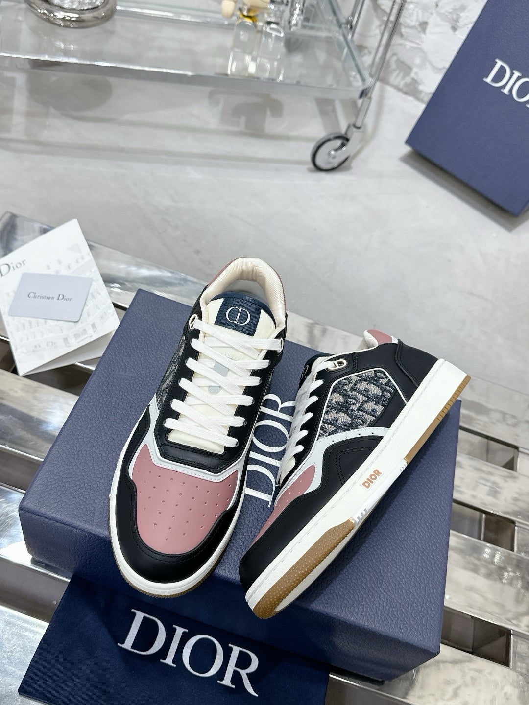 SNEAKERS DIOR B27 ROSE