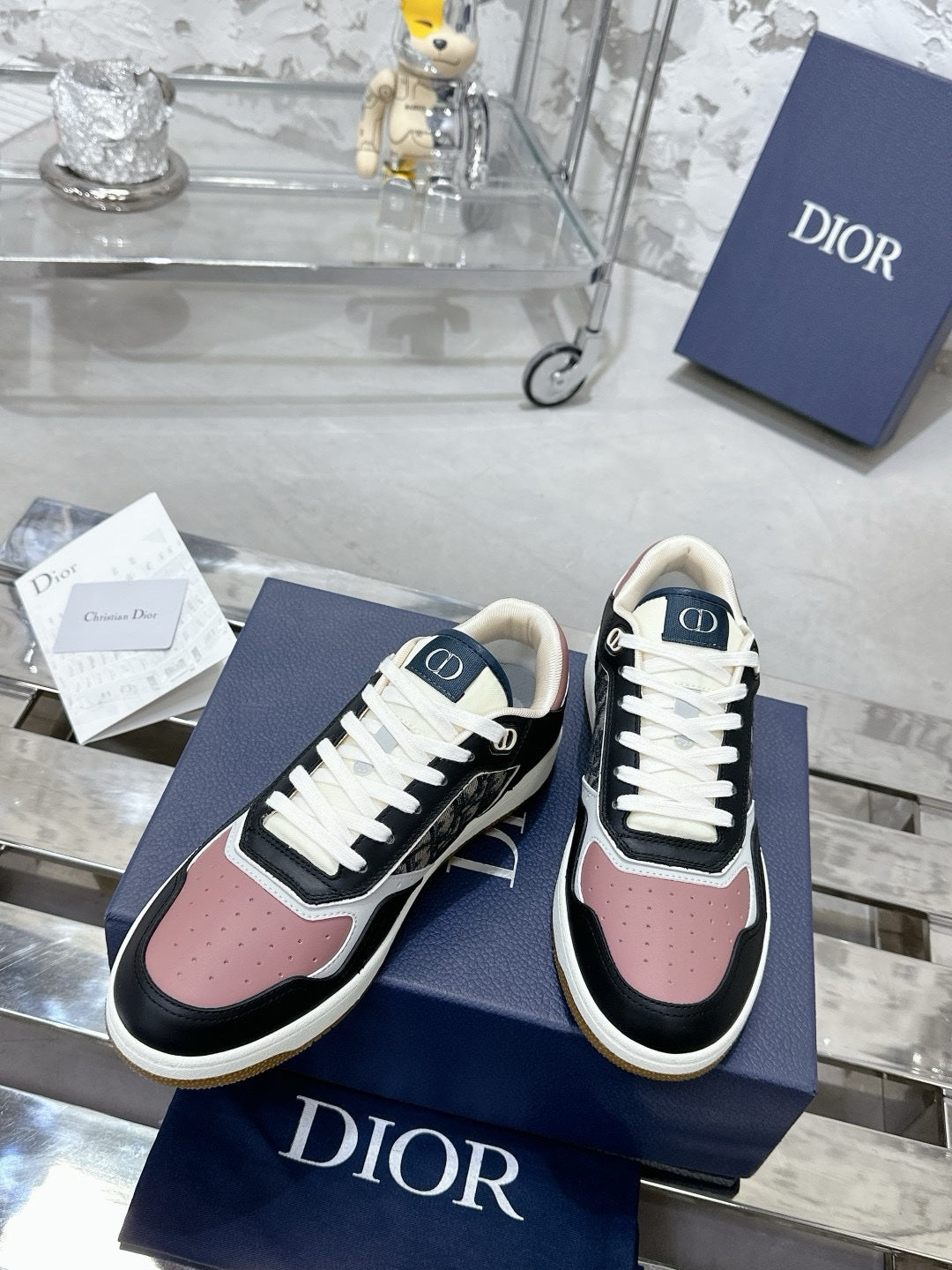 SNEAKERS DIOR B27 ROSE