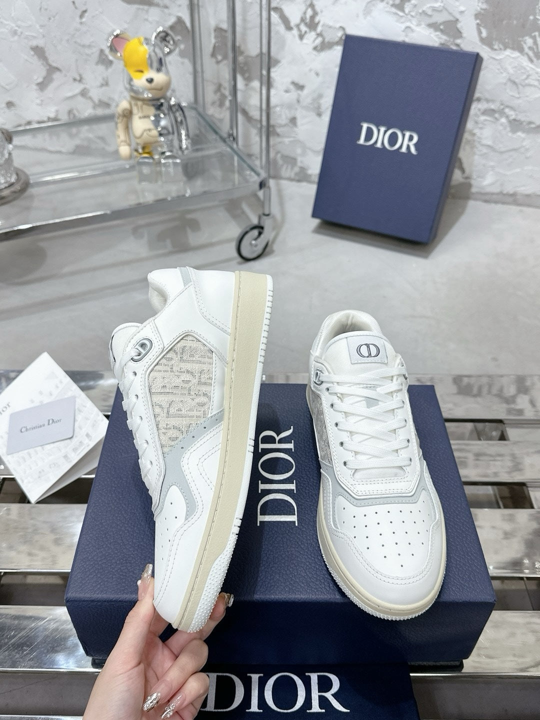 SNEAKERS DIOR B27 CREME