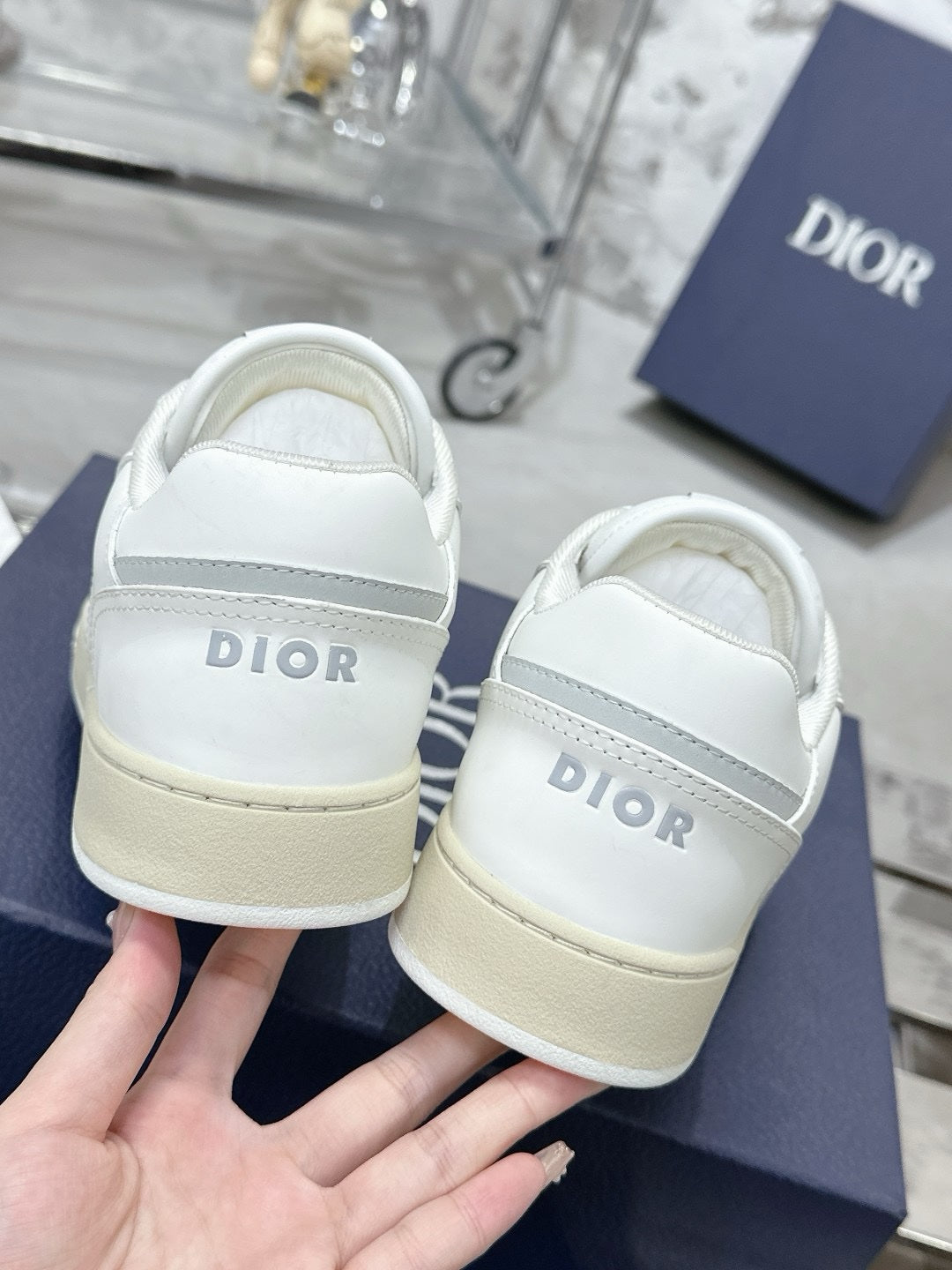 SNEAKERS DIOR B27 CREME