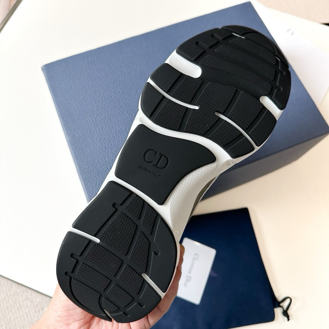 SNEAKERS DIOR B22 CUIR KAKI