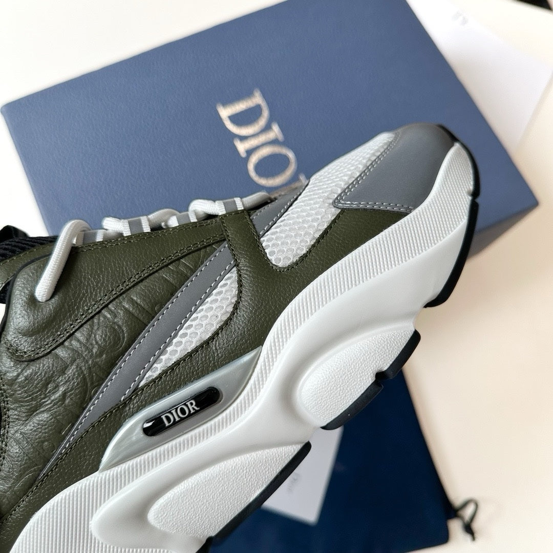 SNEAKERS DIOR B22 CUIR KAKI