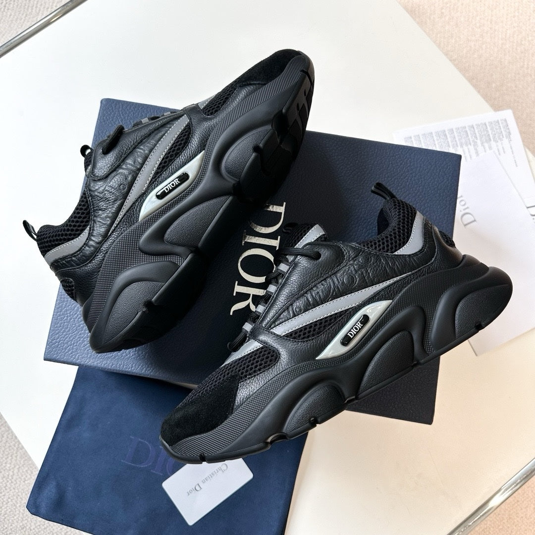 SNEAKERS DIOR B22 CUIR NOIR
