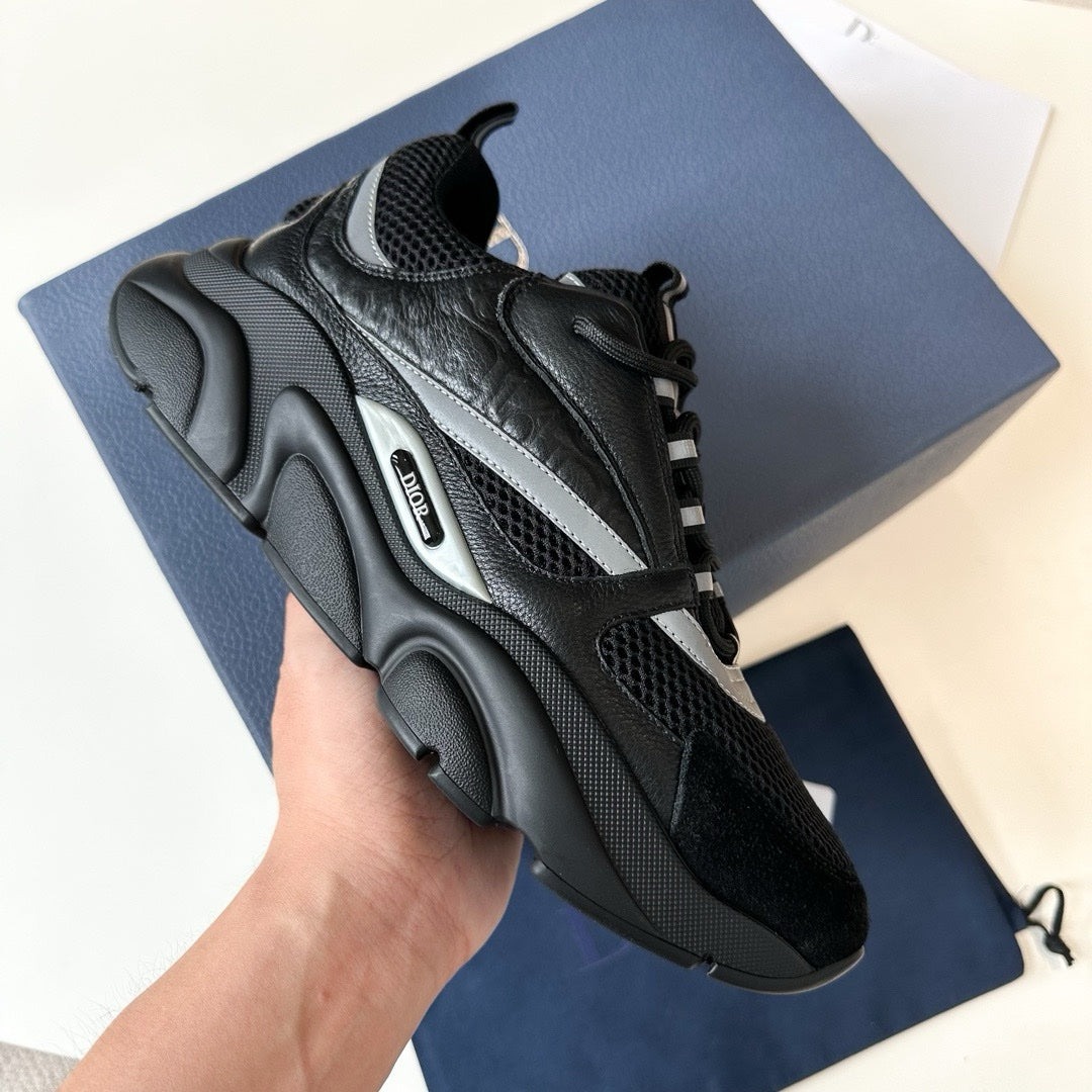SNEAKERS DIOR B22 CUIR NOIR
