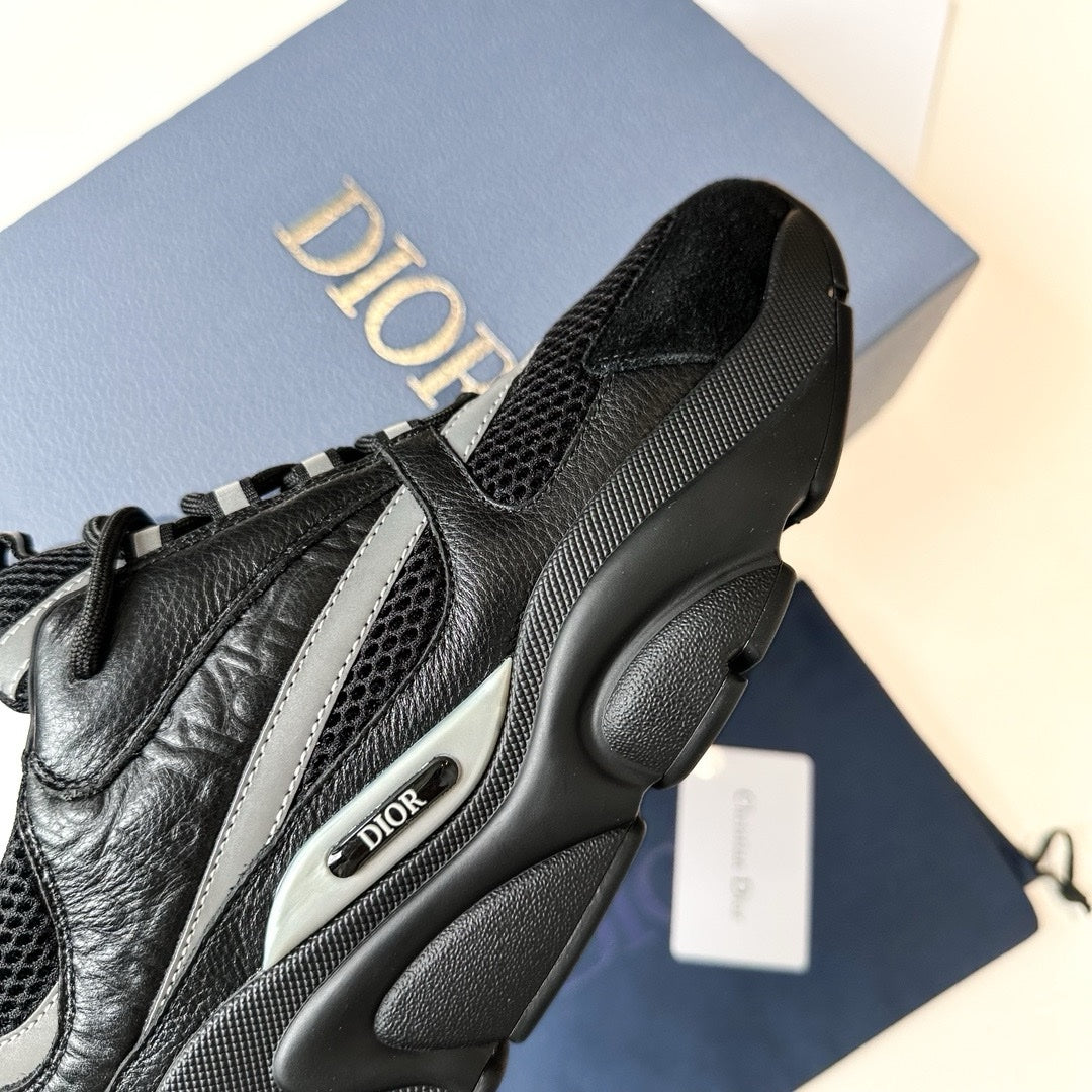 SNEAKERS DIOR B22 CUIR NOIR