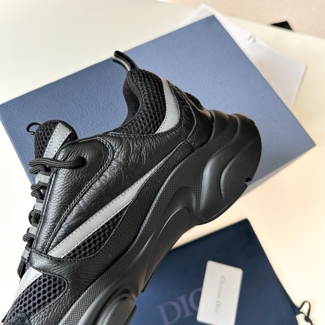 SNEAKERS DIOR B22 CUIR NOIR