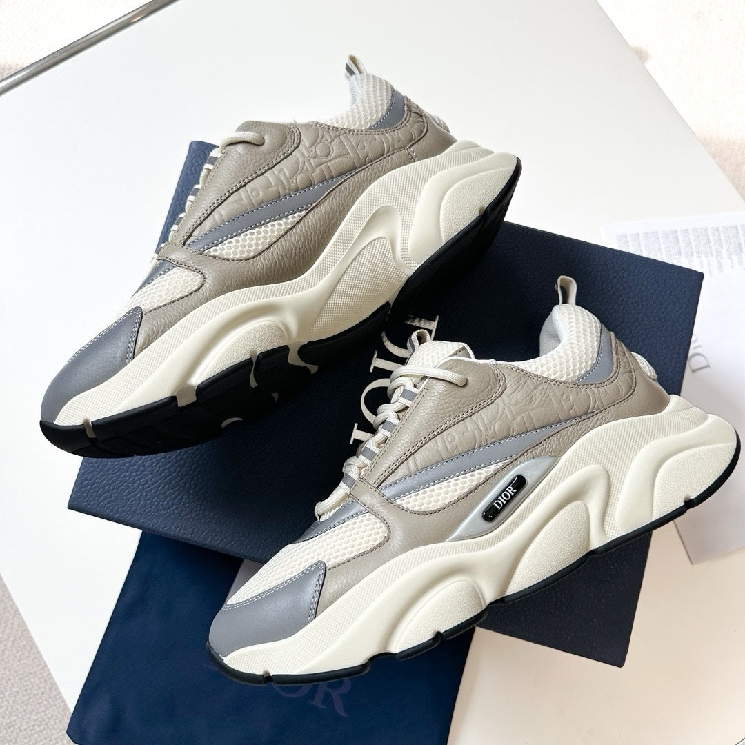 SNEAKERS DIOR B22 CUIR BEIGE