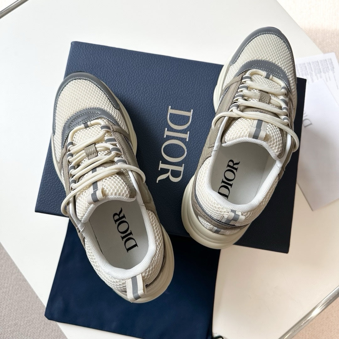 SNEAKERS DIOR B22 CUIR BEIGE