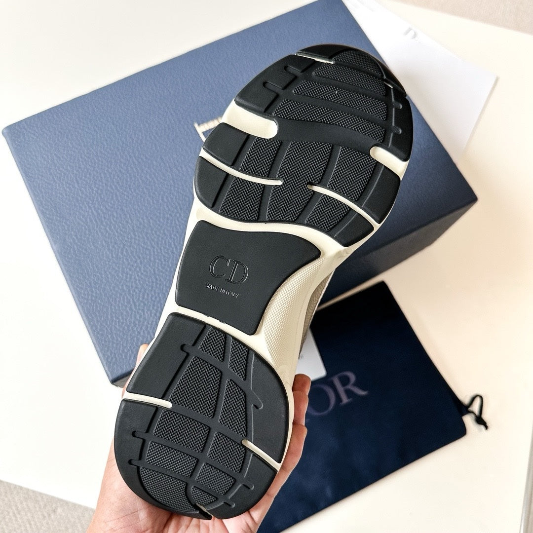 SNEAKERS DIOR B22 CUIR BEIGE