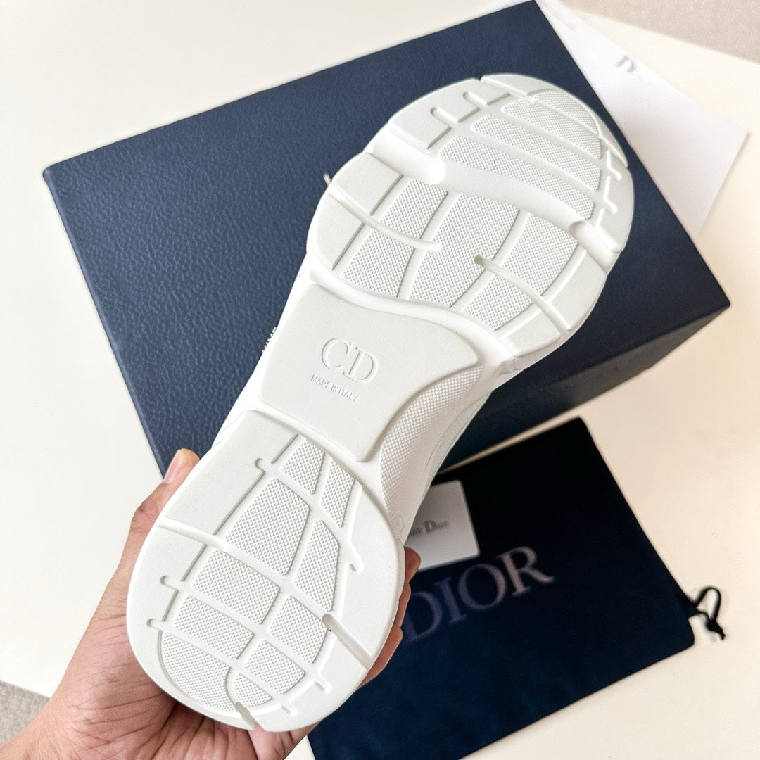 SNEAKERS DIOR B22 CUIR BLANC