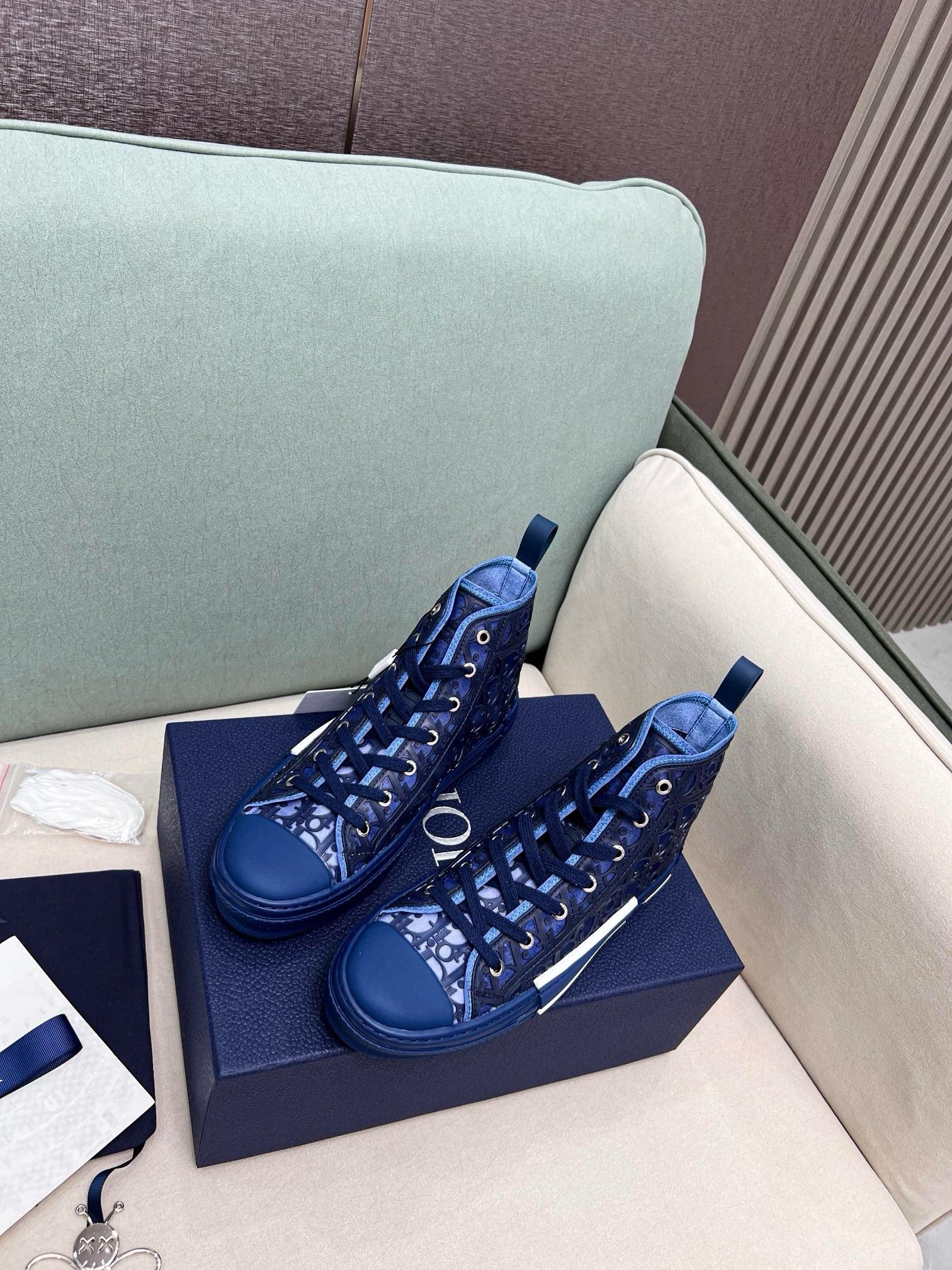 SNEAKERS DIOR B23 BLEU