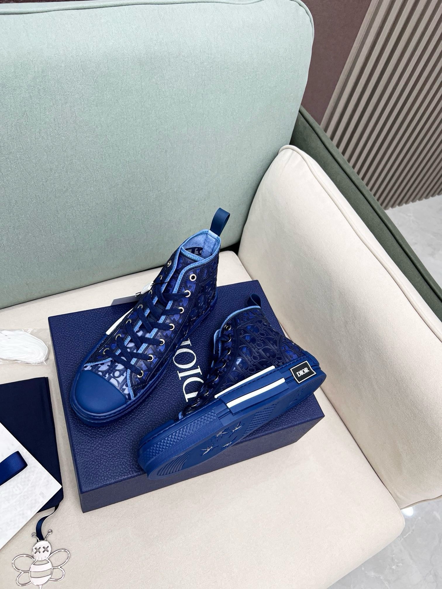 SNEAKERS DIOR B23 BLEU