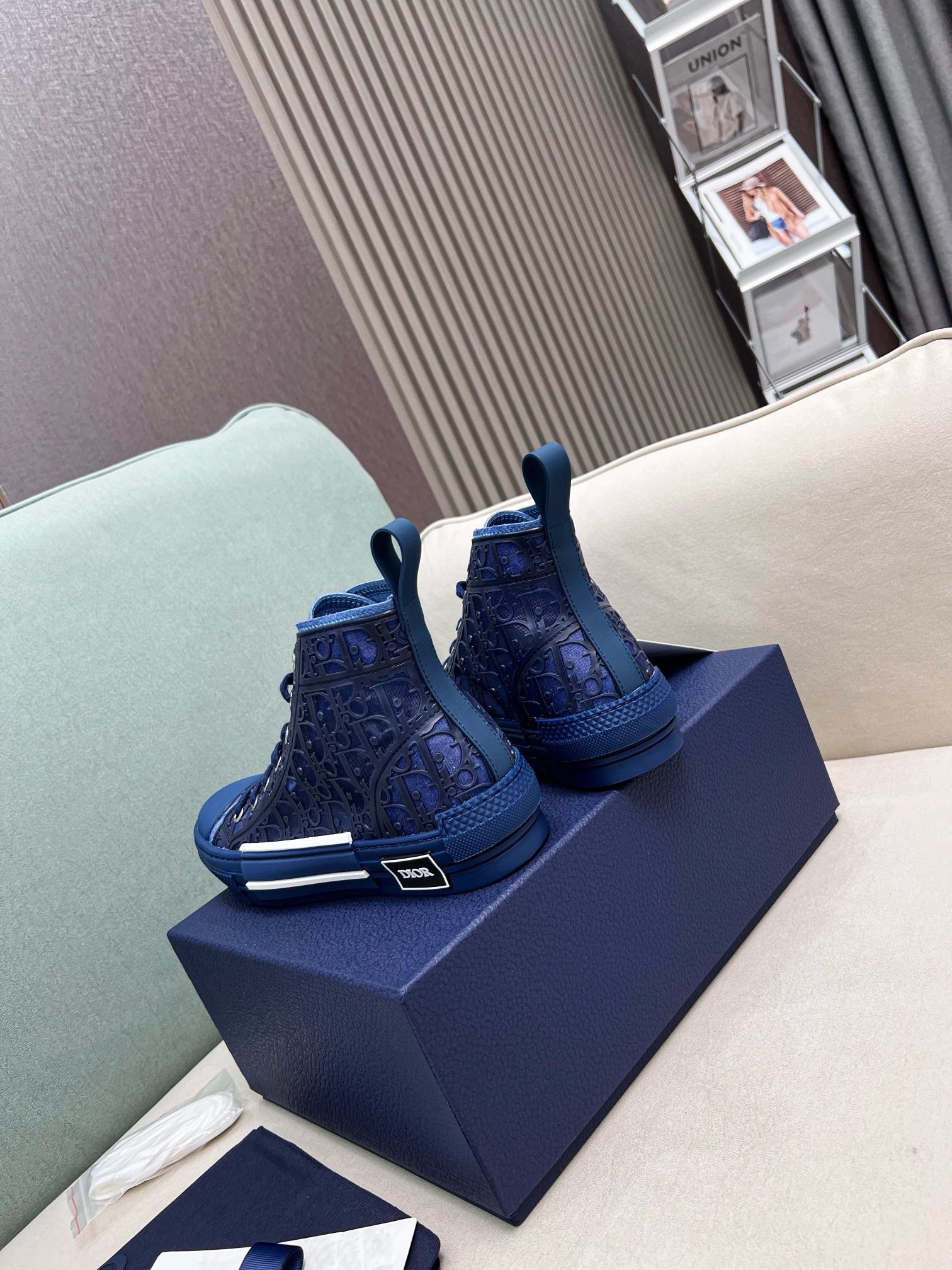 SNEAKERS DIOR B23 BLEU