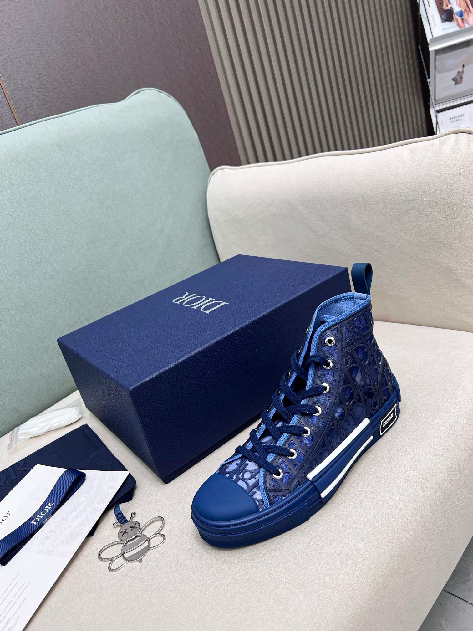 SNEAKERS DIOR B23 BLEU