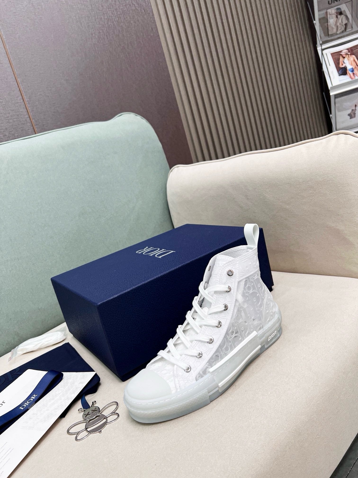 SNEAKERS DIOR B23 BLANC