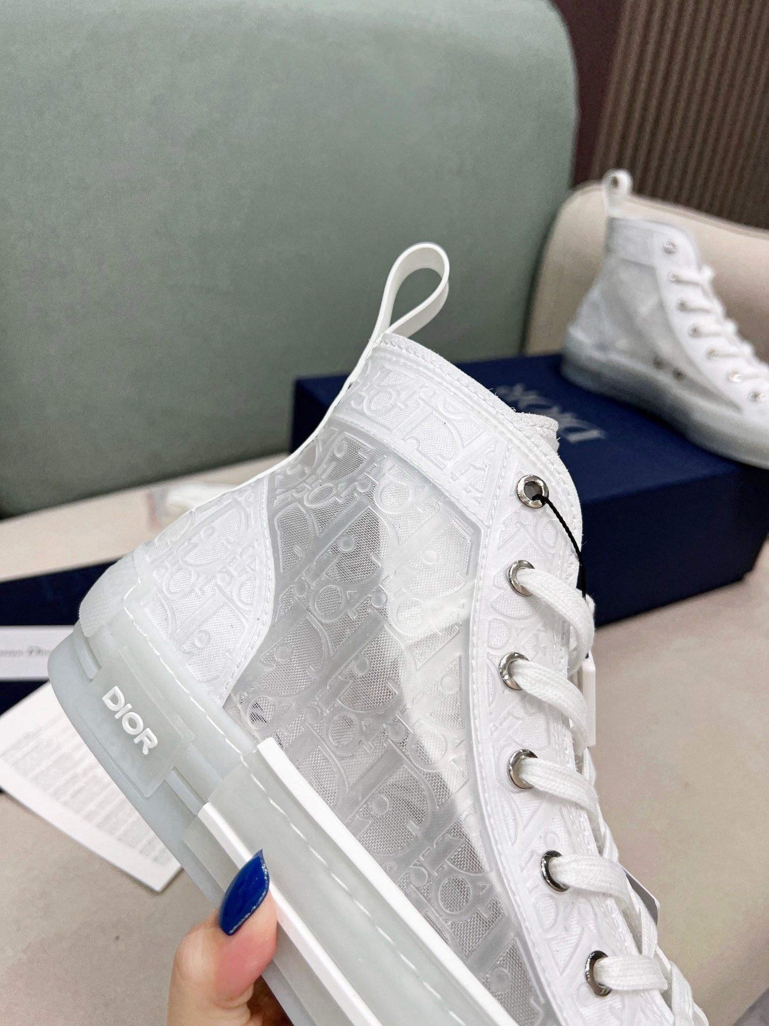 SNEAKERS DIOR B23 BLANC