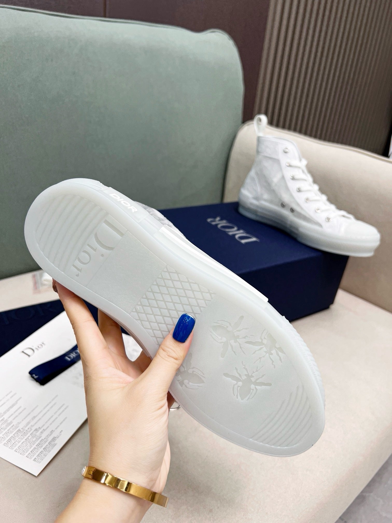 SNEAKERS DIOR B23 BLANC