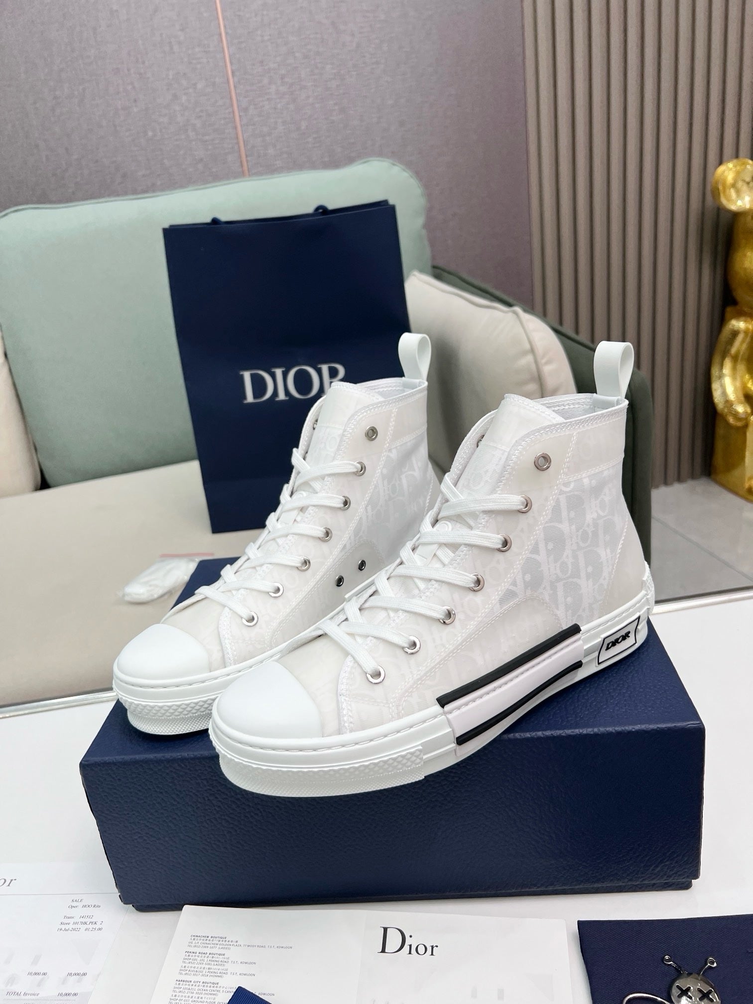 SNEAKERS DIOR B23 BLANC