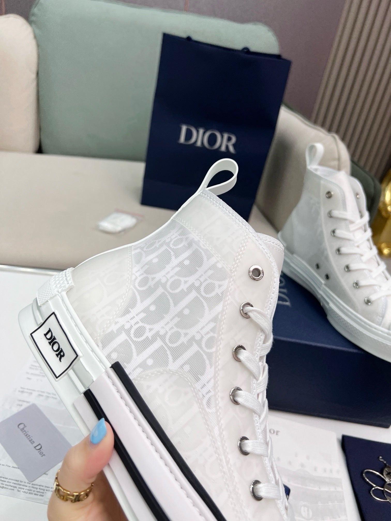 SNEAKERS DIOR B23 BLANC