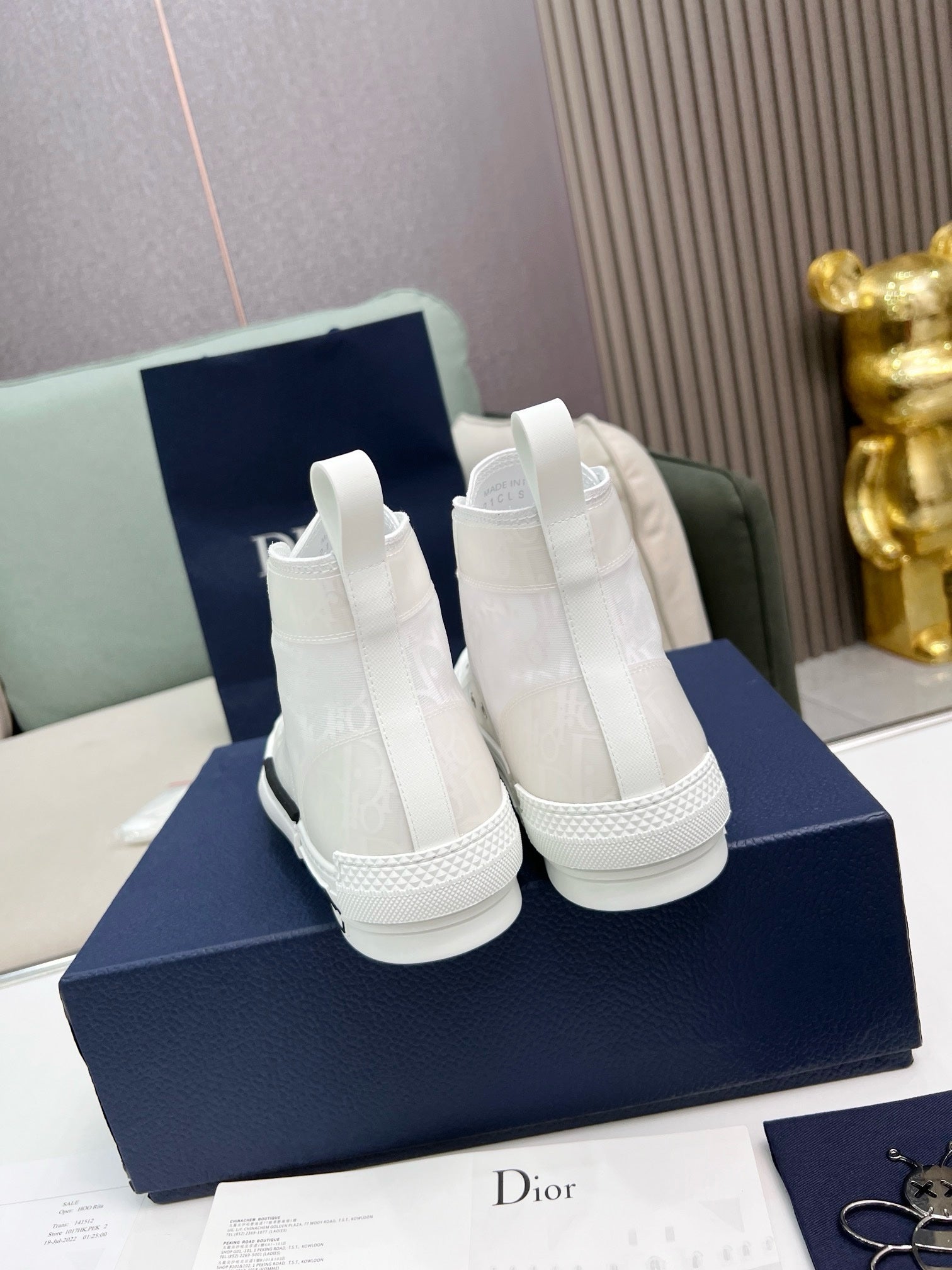 SNEAKERS DIOR B23 BLANC