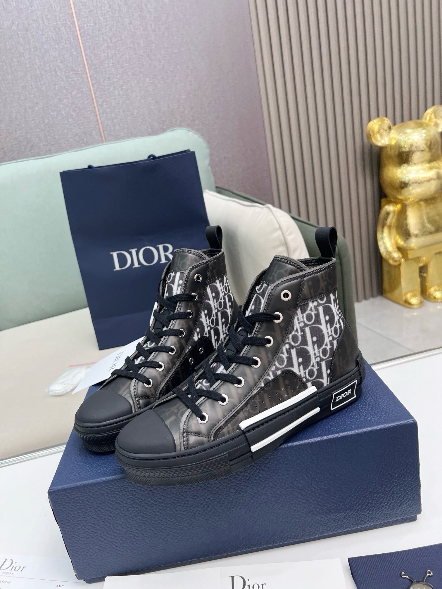 SNEAKERS DIOR B23 NOIR