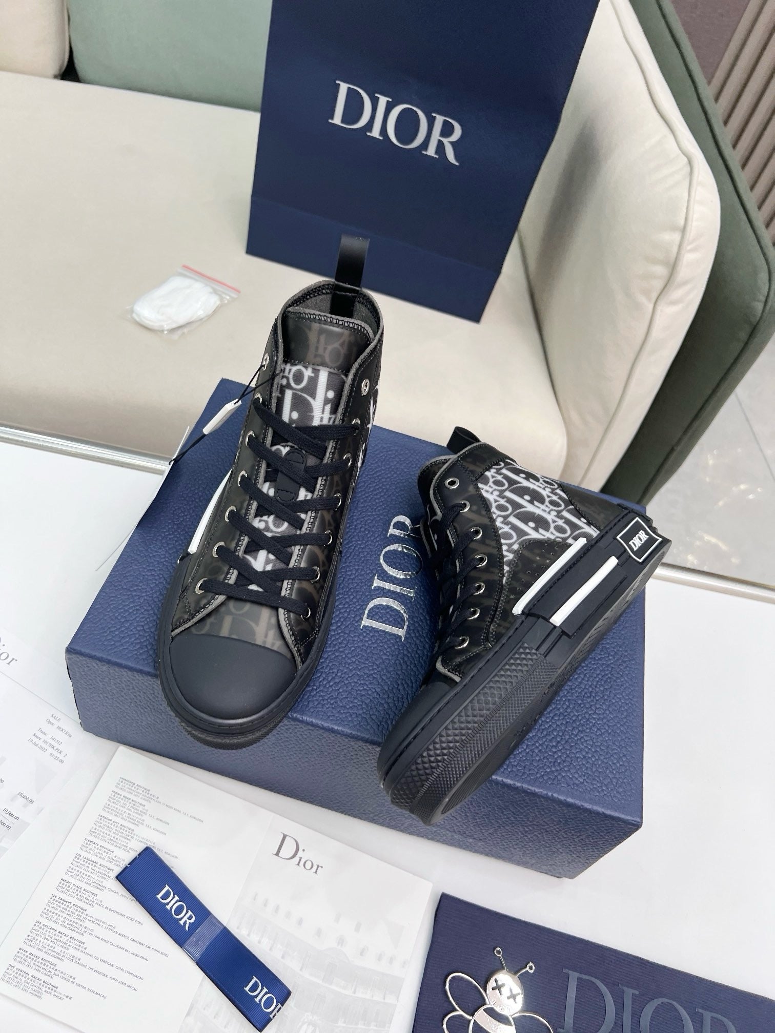 SNEAKERS DIOR B23 NOIR