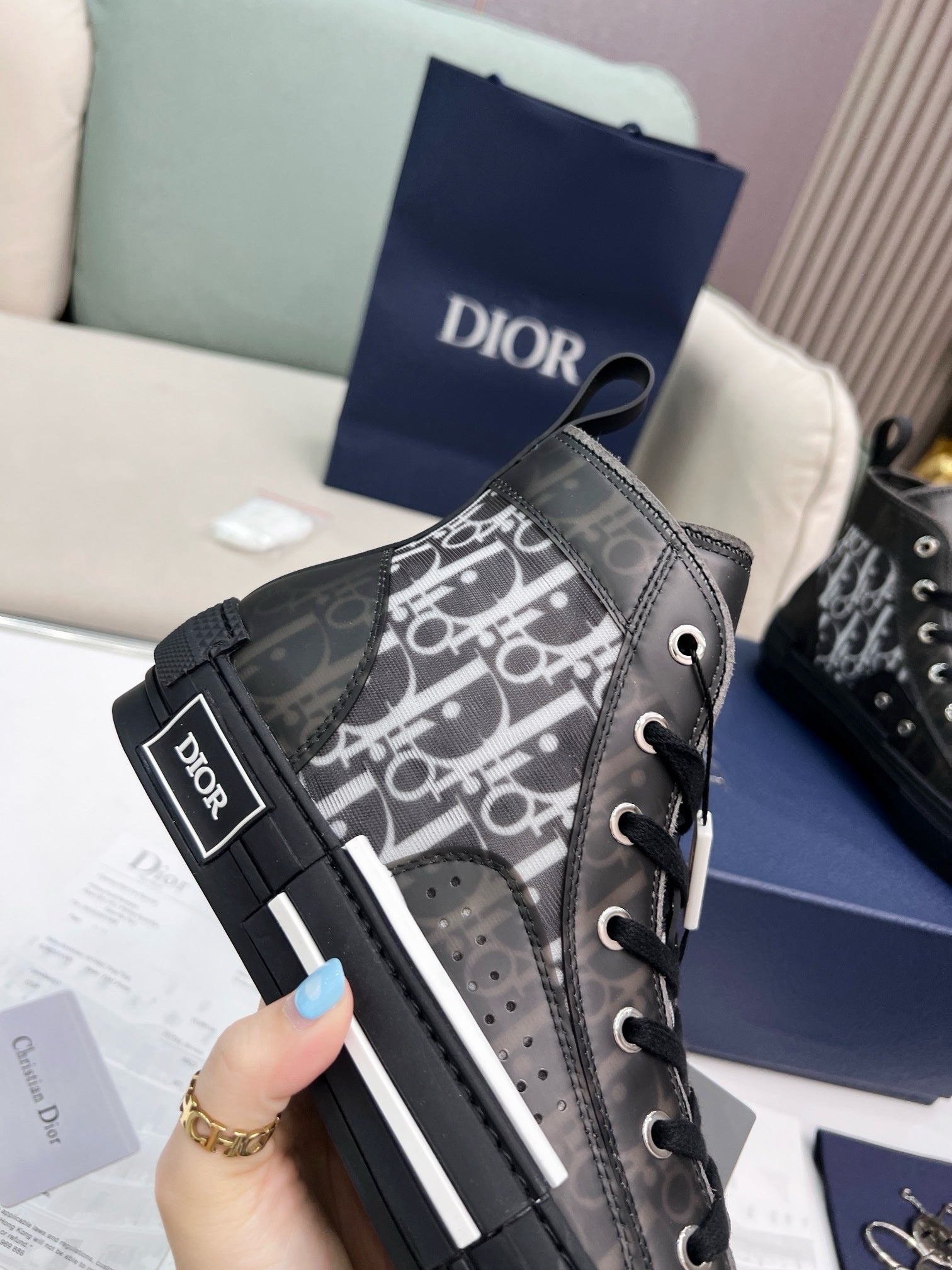 SNEAKERS DIOR B23 NOIR