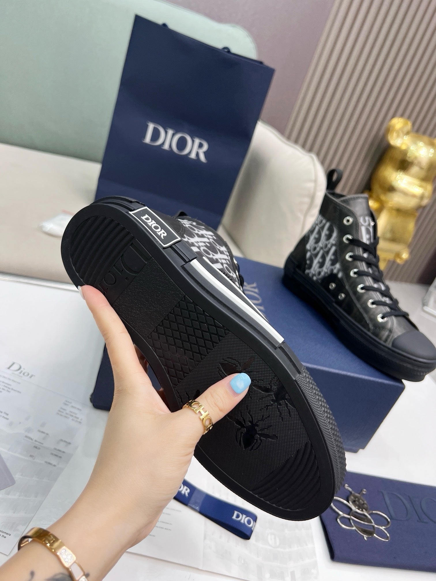 SNEAKERS DIOR B23 NOIR