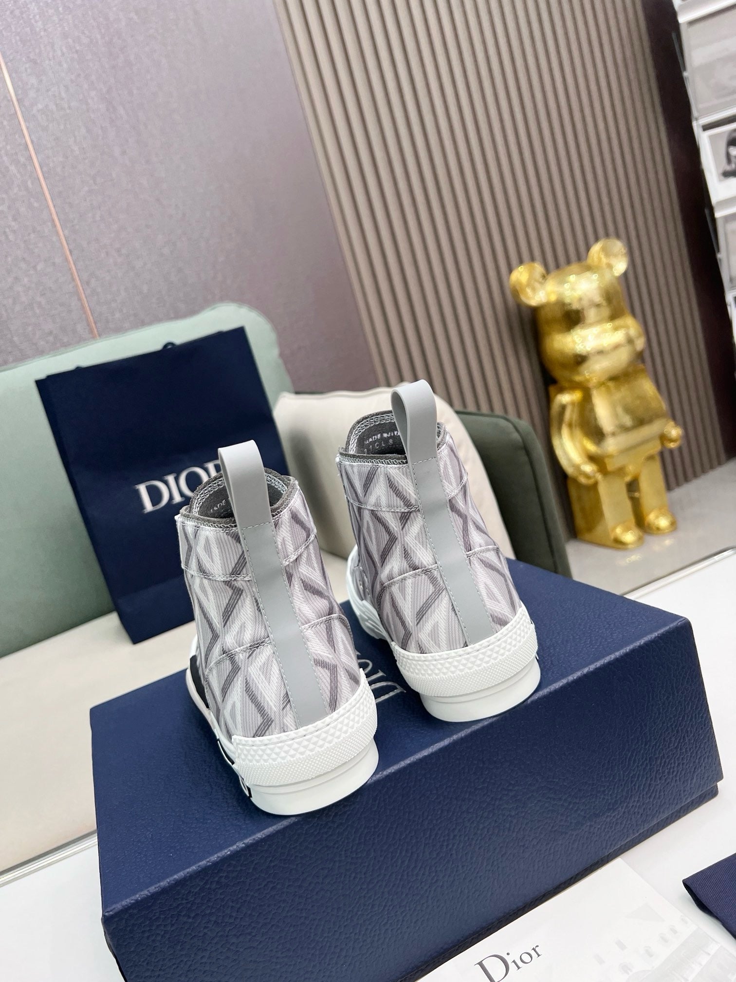 SNEAKERS DIOR B23 GRIS DIAMOND
