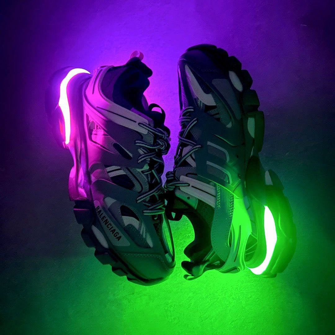 SNEAKERS BALENCIAGA TRACK GRIS LED