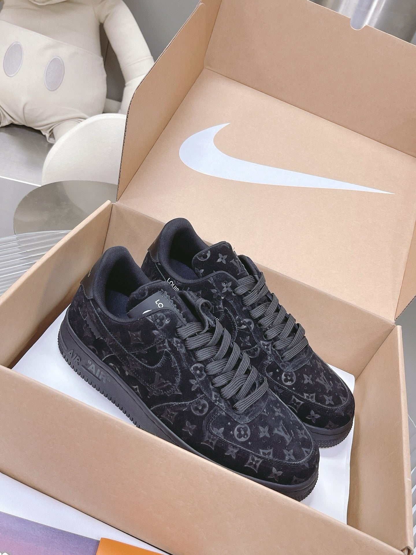 SNEAKERS AIR FORCE 1 X LOUIS VUITTON NOIR