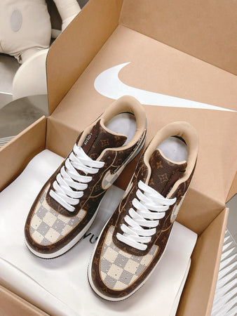 SNEAKERS AIR FORCE 1 X LOUIS VUITTON MARRON
