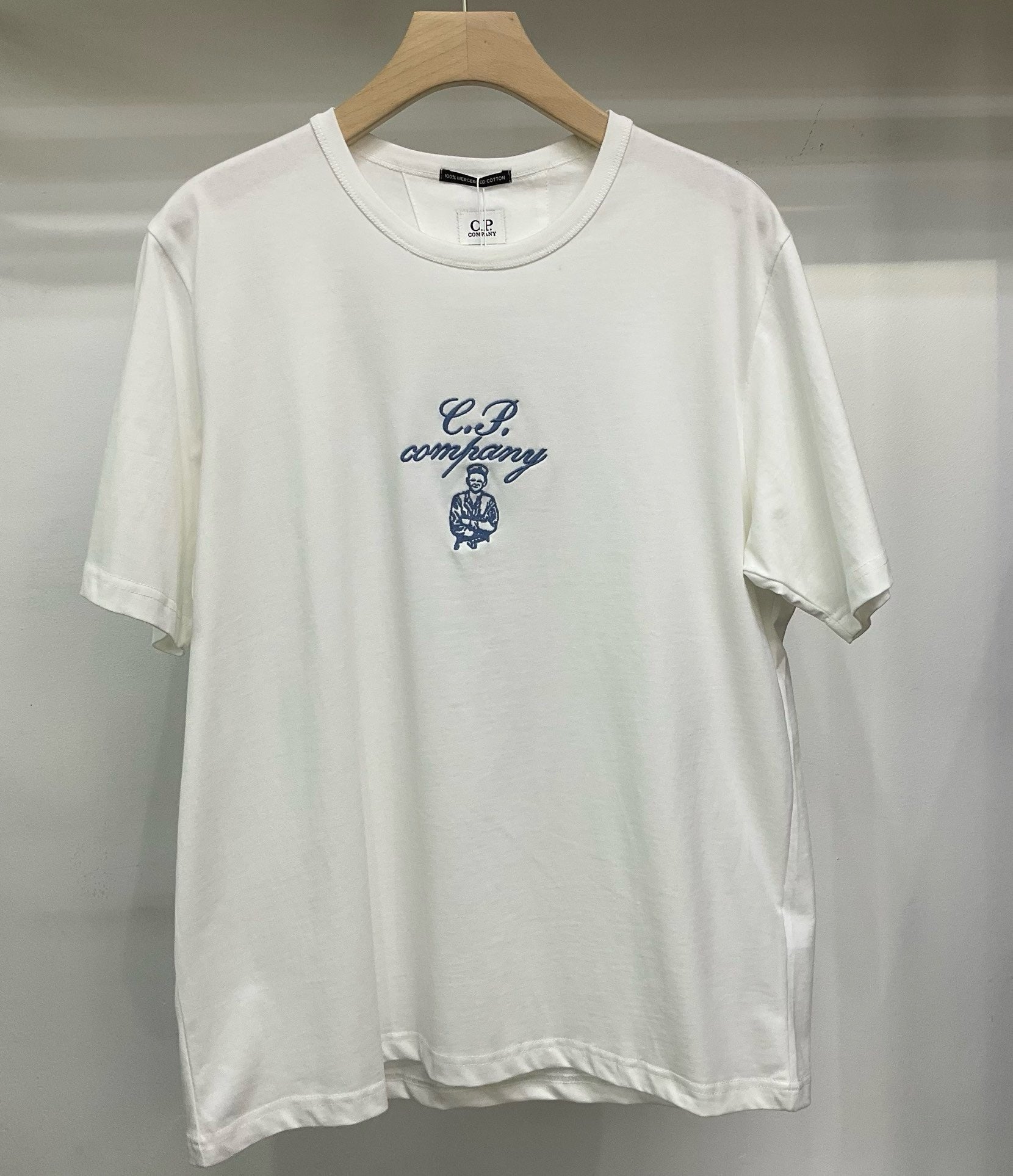 T-SHIRT CP COMPANY BLANC