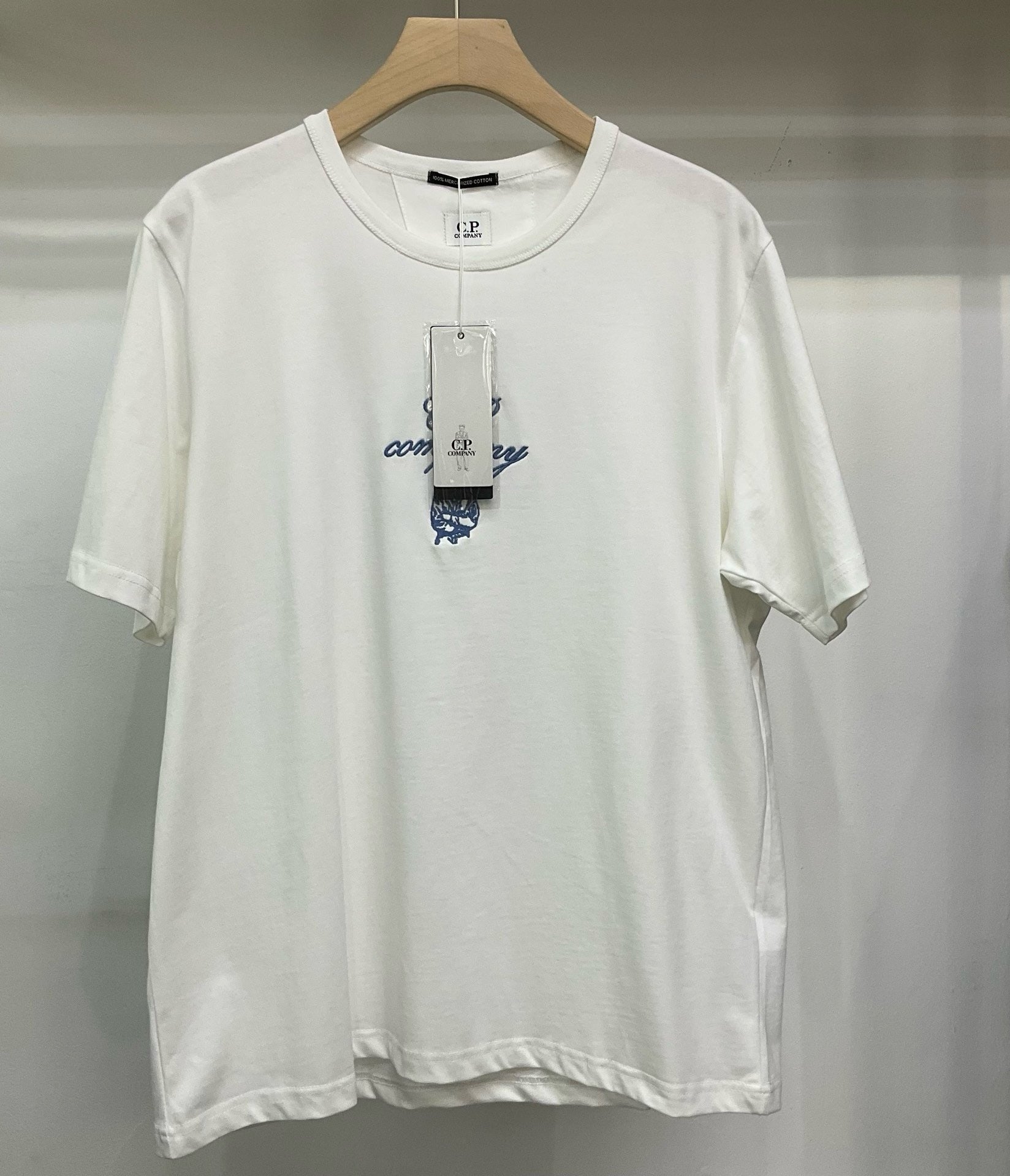 T-SHIRT CP COMPANY BLANC