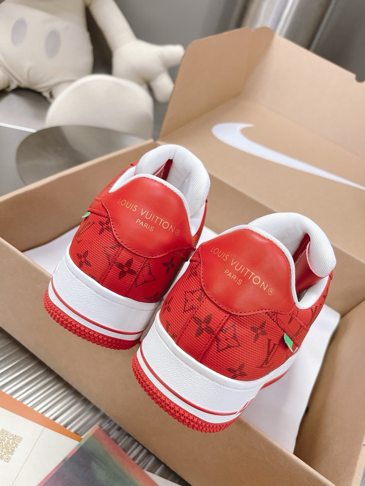 SNEAKERS AIR FORCE 1 X LOUIS VUITTON ROUGE