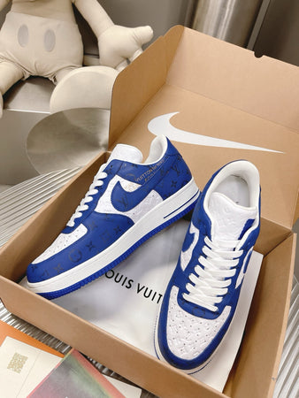 SNEAKERS AIR FORCE 1 X LOUIS VUITTON BLEU