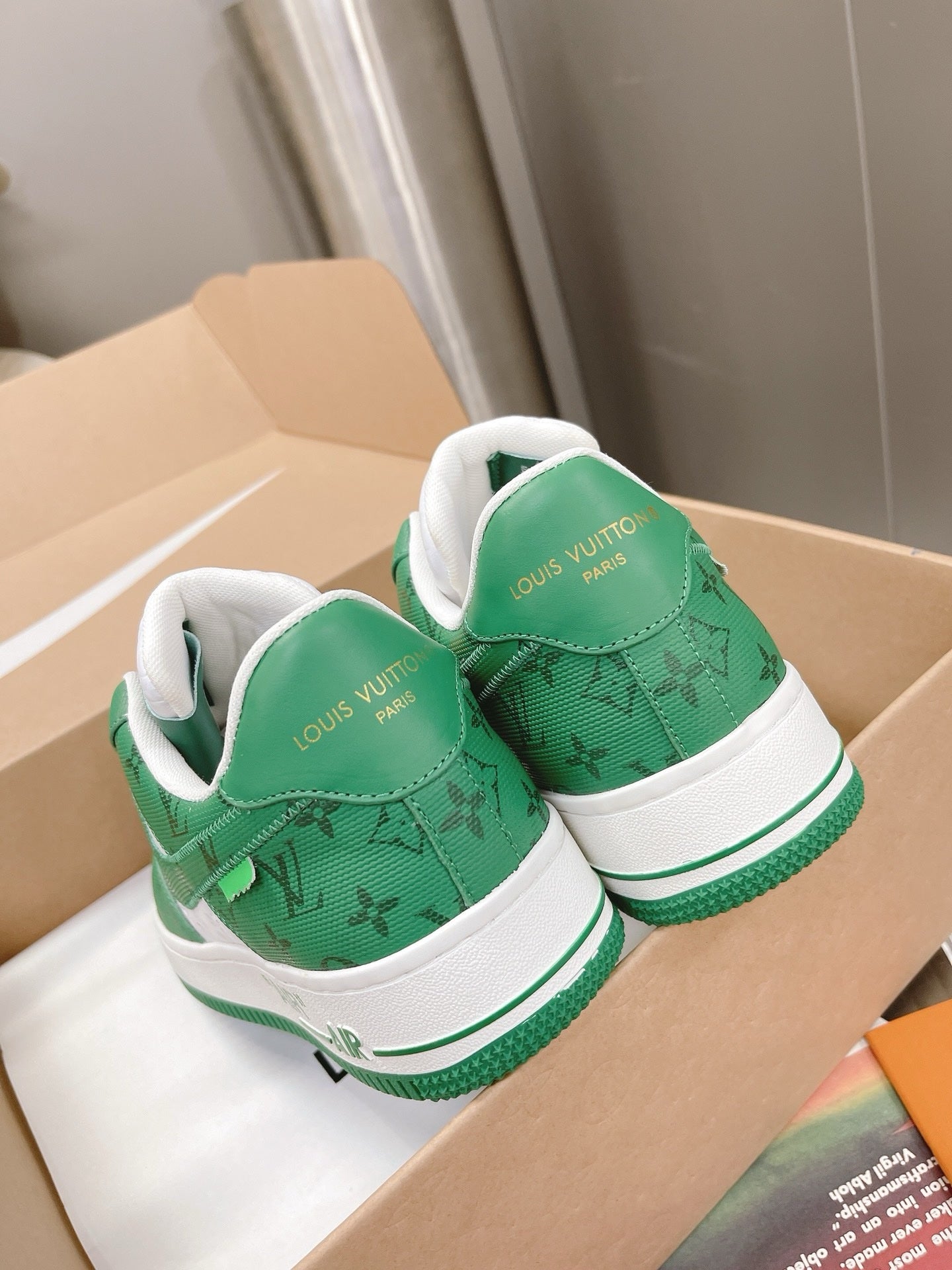 SNEAKERS AIR FORCE 1 X LOUIS VUITTON VERT