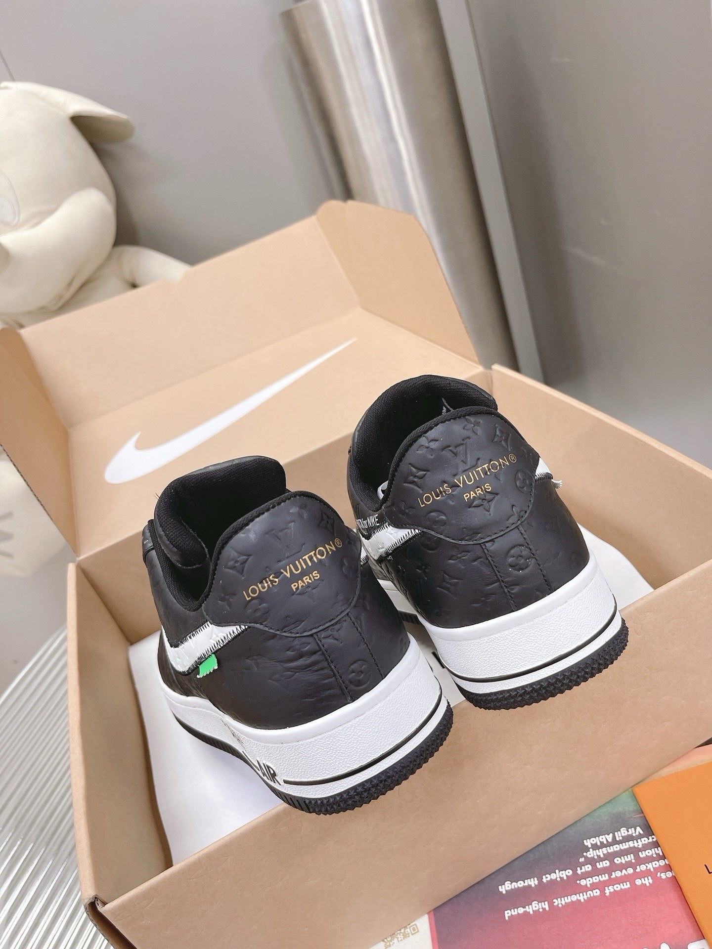 SNEAKERS AIR FORCE 1 X LOUIS VUITTON NOIR BLANC