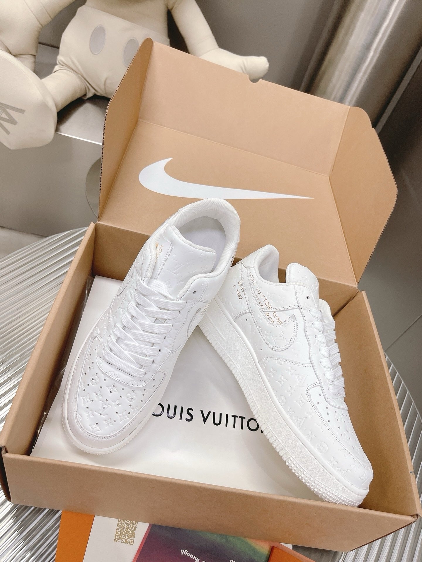 SNEAKERS AIR FORCE 1 X LOUIS VUITTON BLANC