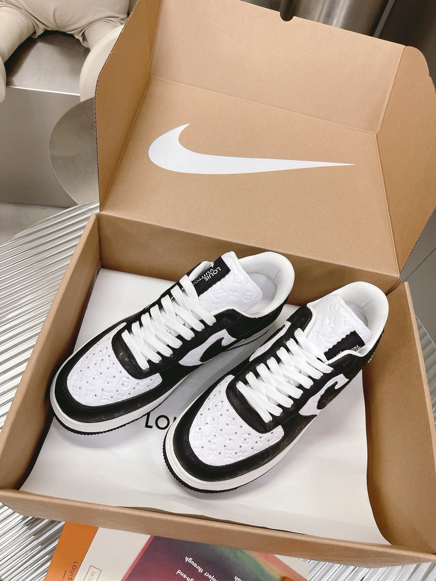 SNEAKERS AIR FORCE 1 X LOUIS VUITTON NOIR BLANC