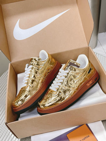 SNEAKERS AIR FORCE 1 X LOUIS VUITTON GOLD