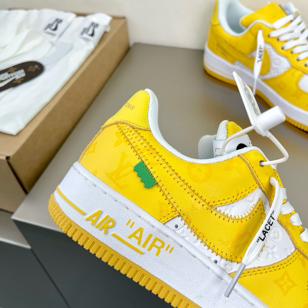 SNEAKERS AIR FORCE 1 X LOUIS VUITTON JAUNE