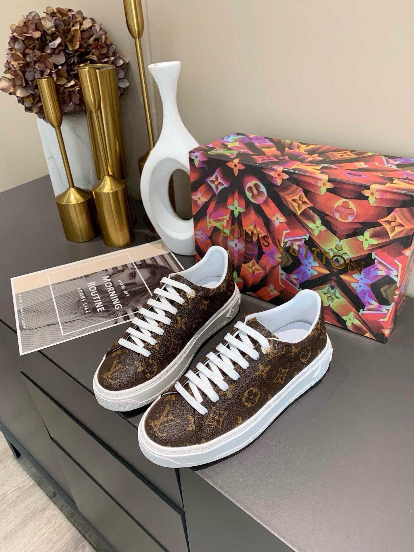 Sneakers Louis Vuitton Femme Time Out Damier
