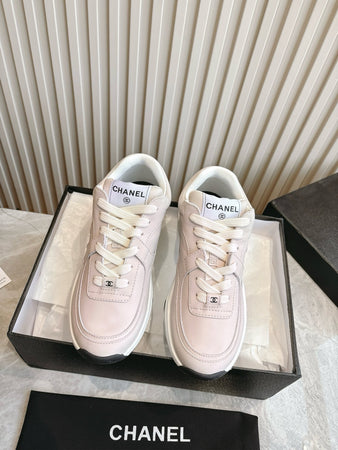 Sneakers Chanel Suede Femme Rose